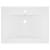 Chiuvetă baie lux orificiu robinet alb mat 60x46 cm ceramică GartenMobel Dekor