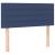 Pat box spring cu saltea, albastru, 120x200 cm, textil GartenMobel Dekor
