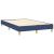 Pat box spring cu saltea, albastru, 120x200 cm, textil GartenMobel Dekor