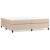 Pat continental cu saltea, cappuccino, 200x200 cm, piele eco GartenMobel Dekor