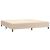 Pat continental cu saltea, cappuccino, 200x200 cm, piele eco GartenMobel Dekor