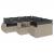 Set canapele de grădină cu perne, 9 piese gri deschis poliratan GartenMobel Dekor
