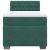 Pat box spring cu saltea, verde închis, 90x200 cm, catifea GartenMobel Dekor