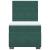 Pat box spring cu saltea, verde închis, 90x200 cm, catifea GartenMobel Dekor