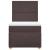 Pat box spring cu saltea, maro închis, 90x200 cm, textil GartenMobel Dekor