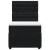 Pat box spring cu saltea, negru, 90x200 cm, catifea GartenMobel Dekor