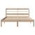 Cadru de pat fără saltea, 140x190 cm, lemn masiv de pin GartenMobel Dekor