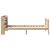Cadru de pat fără saltea, 75x190 cm, lemn masiv de pin GartenMobel Dekor