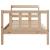 Cadru de pat fără saltea, 90x200 cm, lemn masiv pin GartenMobel Dekor