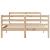 Cadru de pat cu tăblie, 160x200 cm, lemn masiv de pin GartenMobel Dekor