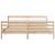Cadru pat cu tăblie 200x200 cm, lemn masiv de pin GartenMobel Dekor