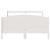Cadru de pat fără saltea, alb, 135x190 cm, lemn masiv de pin GartenMobel Dekor