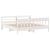 Cadru de pat fără saltea, alb, 180x200 cm, lemn masiv pin GartenMobel Dekor
