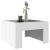 Măsuță de cafea cu LED infinity, alb, 50x50x30 cm GartenMobel Dekor