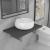 Set mobilier de baie, 2 piese, gri, ceramică GartenMobel Dekor
