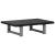 Set mobilier de baie, 2 piese, negru, ceramică GartenMobel Dekor