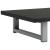 Set mobilier de baie, 2 piese, negru, ceramică GartenMobel Dekor