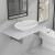 Set mobilier de baie, 2 piese, alb, ceramică GartenMobel Dekor