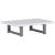 Set mobilier de baie, 2 piese, alb, ceramică GartenMobel Dekor
