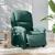 Fotoliu rabatabil electric, verde închis, catifea GartenMobel Dekor