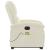 Fotoliu electric de masaj rabatabil cu ridicare, crem, catifea GartenMobel Dekor