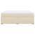 Pat continental cu saltea, crem, 180x200 cm, textil GartenMobel Dekor