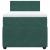 Pat box spring cu saltea, verde închis, 90x190 cm, catifea GartenMobel Dekor