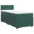Pat box spring cu saltea, verde închis, 90x190 cm, catifea GartenMobel Dekor