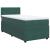 Pat box spring cu saltea, verde închis, 90x190 cm, catifea GartenMobel Dekor