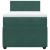 Pat box spring cu saltea, verde închis, 90x190 cm, catifea GartenMobel Dekor