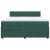 Pat box spring cu saltea, verde închis, 180x200 cm, catifea GartenMobel Dekor