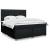 Pat box spring cu saltea, negru, 180x200 cm, catifea GartenMobel Dekor