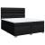 Pat box spring cu saltea, negru, 180x200 cm, catifea GartenMobel Dekor