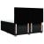 Pat box spring cu saltea, negru, 180x200 cm, catifea GartenMobel Dekor