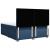 Pat box spring cu saltea, albastru, 180x200 cm, material textil GartenMobel Dekor
