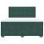 Pat box spring cu saltea, verde închis, 180x200 cm, catifea GartenMobel Dekor