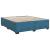 Pat box spring cu saltea, albastru, 180x200 cm, catifea GartenMobel Dekor