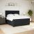 Pat box spring cu saltea, negru, 180x200 cm, catifea GartenMobel Dekor