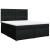 Pat box spring cu saltea, negru, 180x200 cm, catifea GartenMobel Dekor