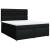 Pat box spring cu saltea, negru, 180x200 cm, catifea GartenMobel Dekor