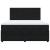 Pat box spring cu saltea, negru, 180x200 cm, catifea GartenMobel Dekor