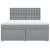 Pat continental, gri deschis, 180x200 cm, material textil GartenMobel Dekor