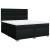 Pat box spring cu saltea, negru, 180x200 cm, catifea GartenMobel Dekor