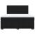 Pat box spring cu saltea, negru, 180x200 cm, catifea GartenMobel Dekor