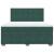 Pat box spring cu saltea, verde închis, 180x200 cm, catifea GartenMobel Dekor