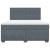Pat box spring cu saltea, gri închis, 180x200 cm, catifea GartenMobel Dekor