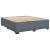 Pat box spring cu saltea, gri închis, 180x200 cm, catifea GartenMobel Dekor