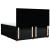 Pat box spring cu saltea, negru, 180x200 cm, catifea GartenMobel Dekor