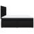 Pat box spring cu saltea, negru, 180x200 cm, catifea GartenMobel Dekor