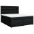 Pat box spring cu saltea, negru, 180x200 cm, catifea GartenMobel Dekor